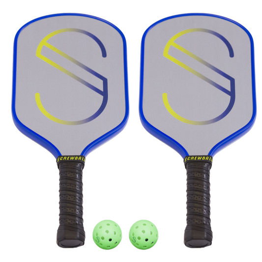 Set of Mid-Level Paddles and 2 Balls